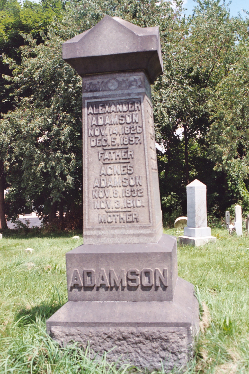 Adamson Tomb – St. Clair Cemetery
